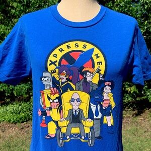 NWOT Fusion/Hybrid X-Men & Futurama T-Shirt